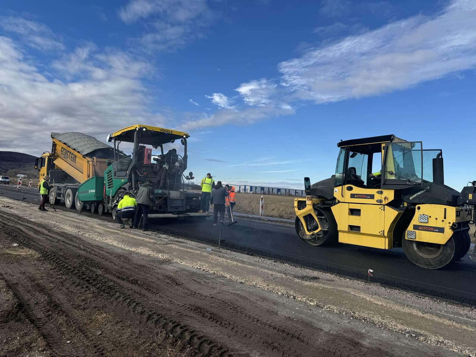 Основен ремонт на главна пътна артерия гр.Септември